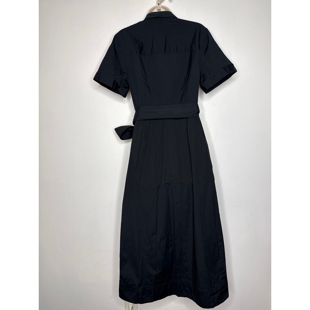 VERONICA BEARD Tabby Midi Dress Black Size 8 - Picture 6 of 13